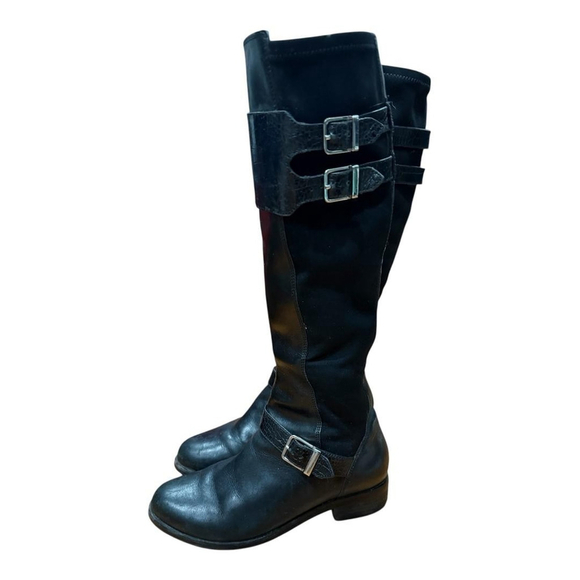 Cole Haan Shoes - Cole Haan Boots Womens Size 7 B Black Knee High Riding Boots D38289